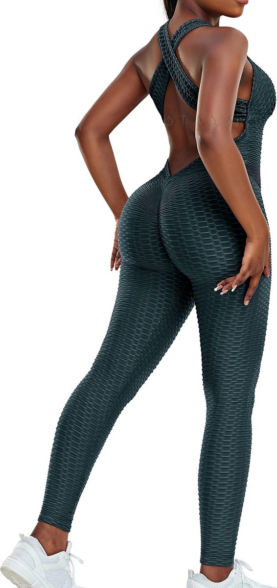 Dames Zomer Jumpsuit Zonder Mouwen met V-hals en Plissé, Sexy en Chic Cropped Stijl