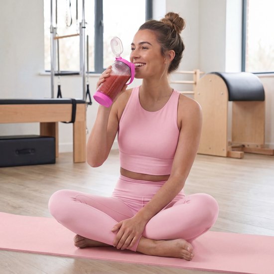 Salter ActiBoost Draagbare Snoerloze Blender - BPA-vrij - 450ml Roze van Salter — afbeelding 3