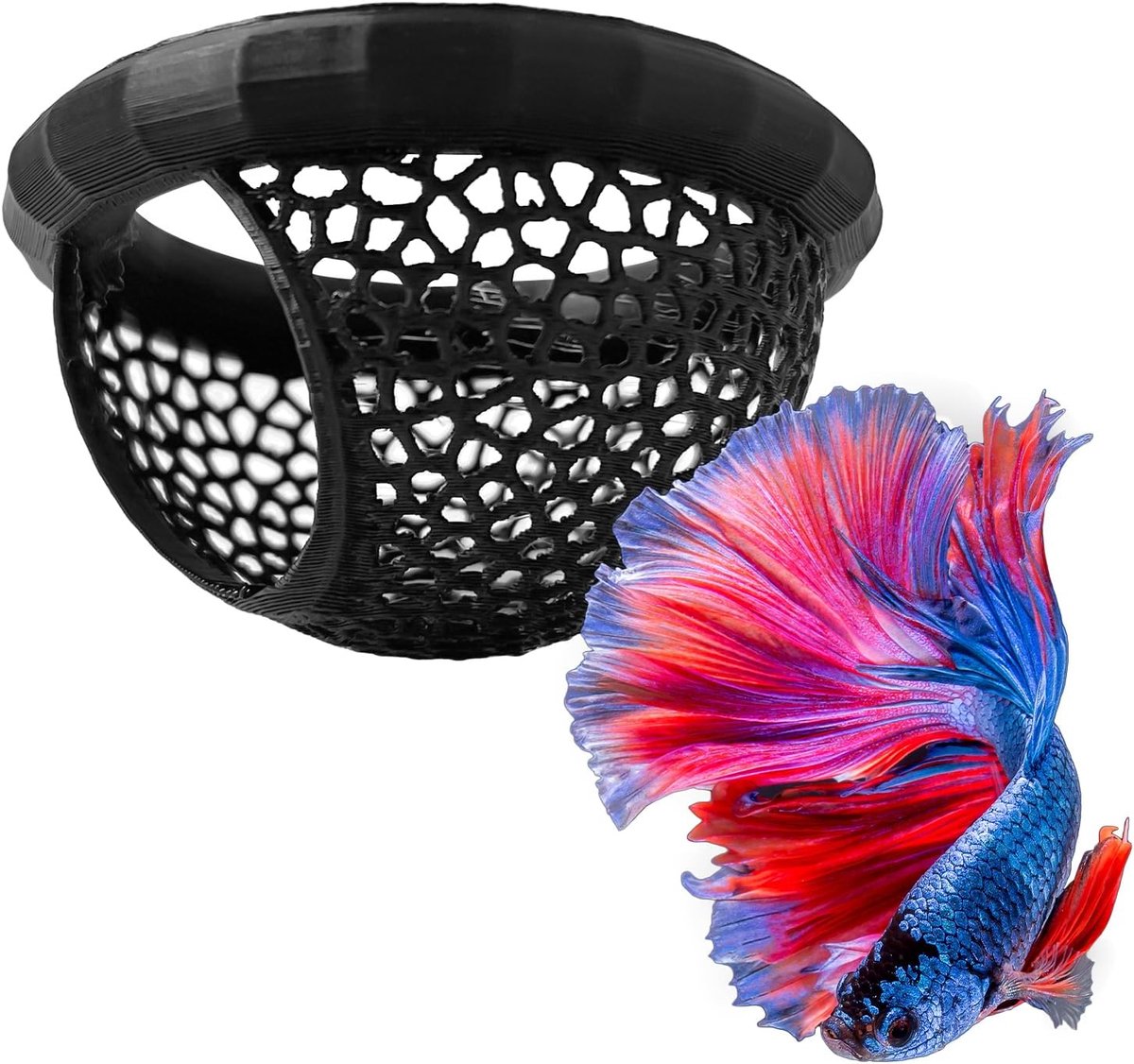 SnelShoppen - Aquarium Decoraties, Betta Vissen Accessoires, Aquarium Accessoires voor Betta, Cory Vissen en Garnalen, Pleco Schuilplek, Stijlvolle Aq