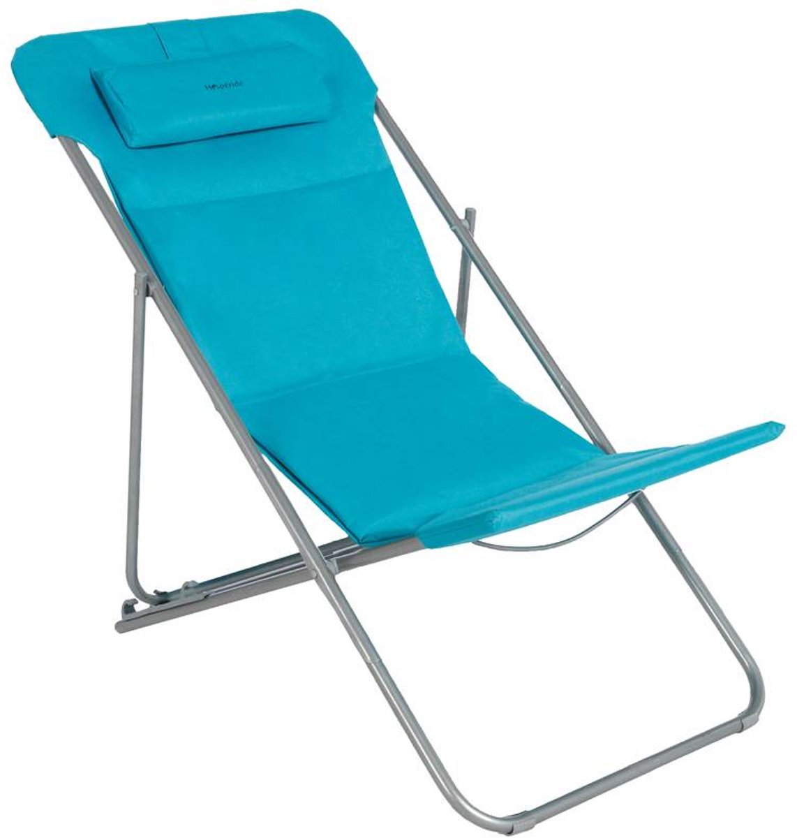 Ligstoel - 3 Ligstanden - Opvouwbaar - Blauw - 98 x 56 x 35 cm