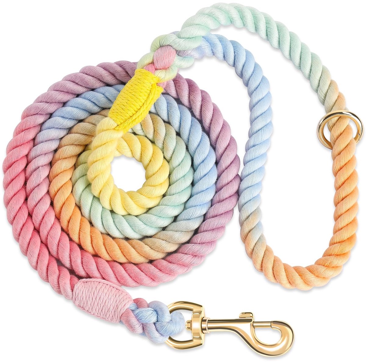 Omgoods - Handmade Vlecht Hondenriem - 5 FT voor Kleine en Grote Honden