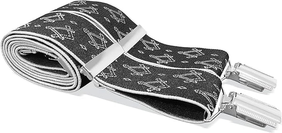 Omgoods - Zwarte en Zilveren Masonic Brackets voor Stijlvolle Look