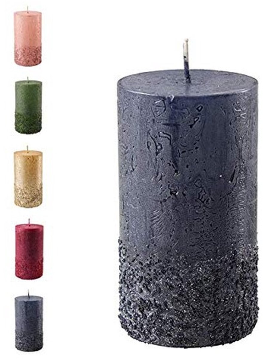 Omgoods - Moderne Adventskaarsen Set van 2 met Rustieke Afwerking