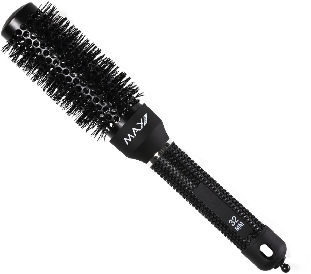 Bol.com Max Pro Keramische Ronde Borstel 32mm - Barber borstel - Jongens en meisjes - Round brush - Brostel - Roundbrush - Krulb... aanbieding