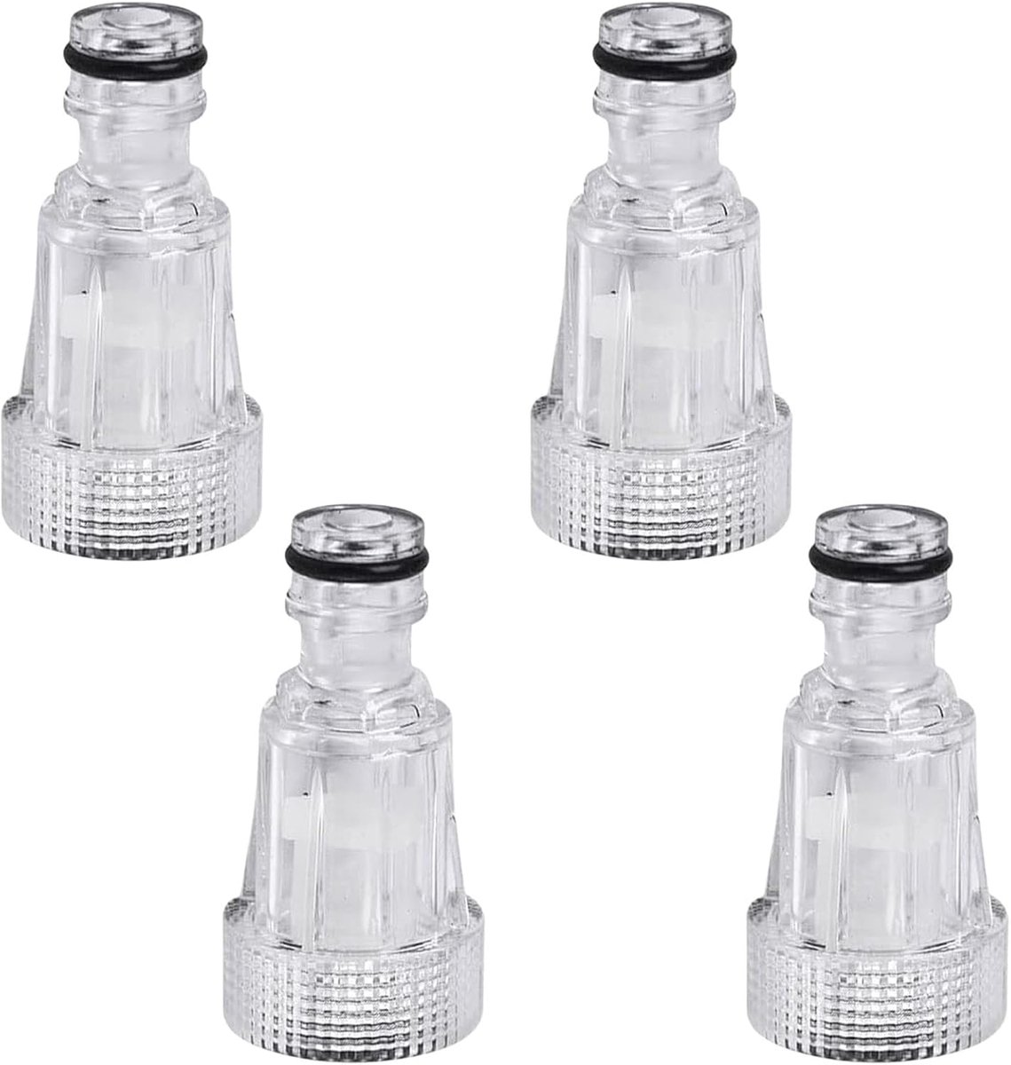 SnelShoppen - 4-delige Tuinslang Snelle Adapter voor Waterfilter, Hoogdruk Reinigingspomp Accessoires, Waterpijp Filter, Geschikt voor Hoge Druk Reini