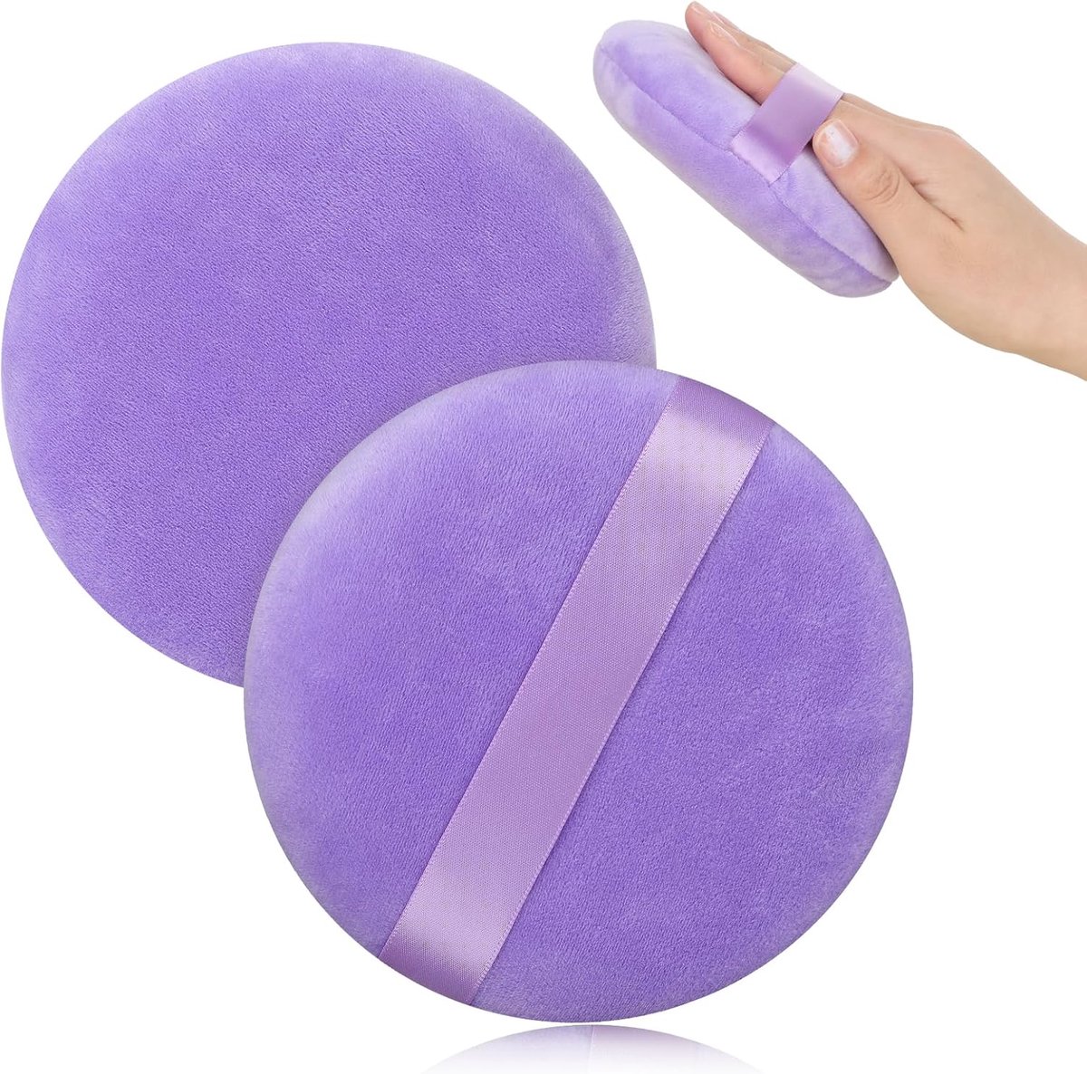Puder Brush L - Ultra Zachte Puderborstel - Wasbaar - Perfect voor Losse Poeder - ShopVlot