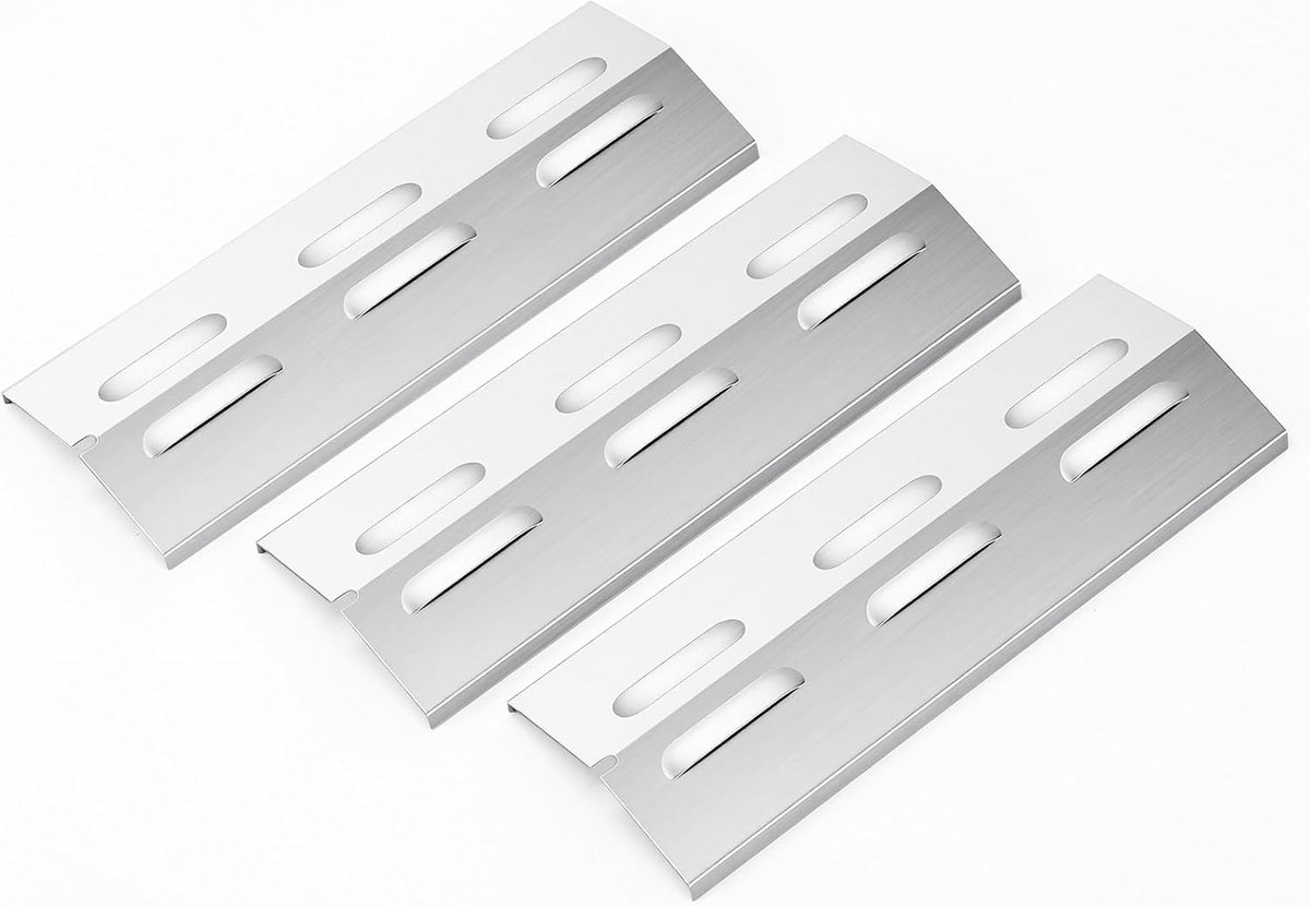 Denmay 33.5 x 12 cm Universal Burner Cover Spare Parts for Enders San Diego, Enders San Diego Evo, Stainless Steel - ShopVlot