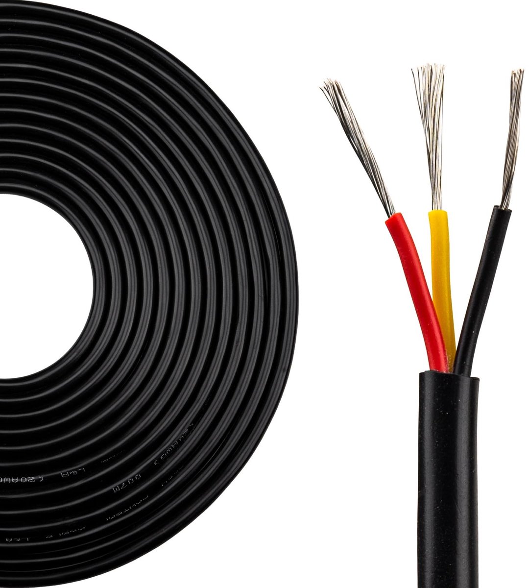 Omgoods - 22 AWG Verlengdraad, 30 m, Tinned Copper