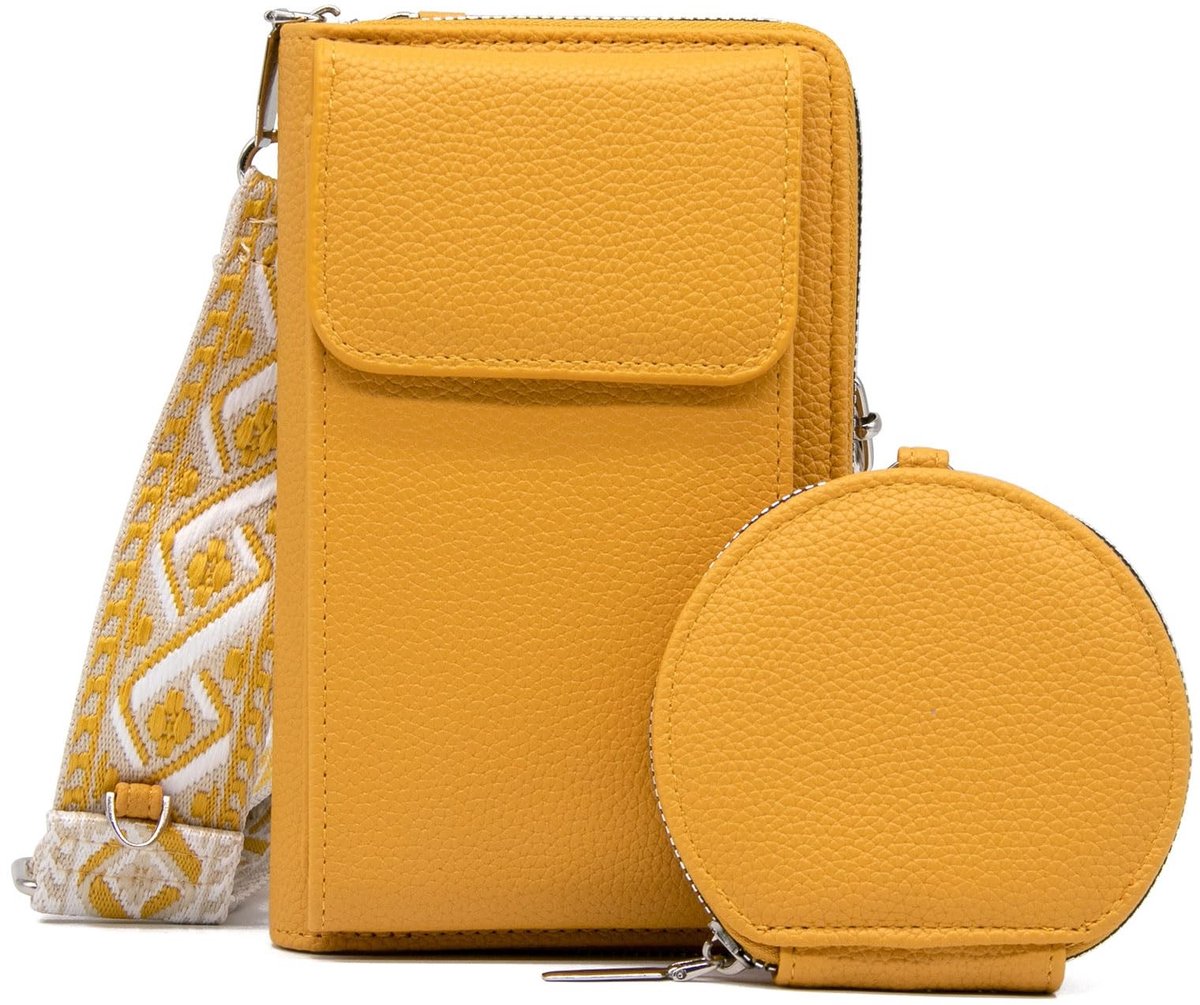 Omgoods - Vegan Leren Crossbody Telefoon Tas voor Vrouwen