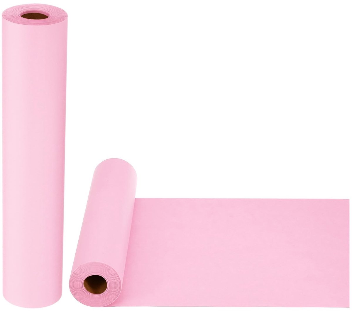Omgoods - Inpakpapier Set 2 Stuks Roze 12 x 1200 Inch - Stevig Kraftpapier voor Cadeaus en Knutselprojecten