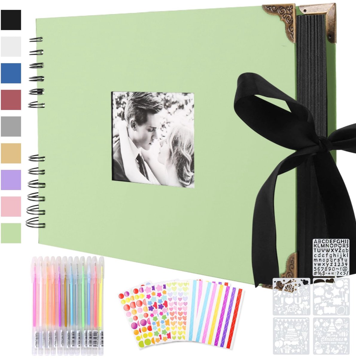 Omgoods - DIY Fotoalbum met Groene Pagina's voor Herinneringen