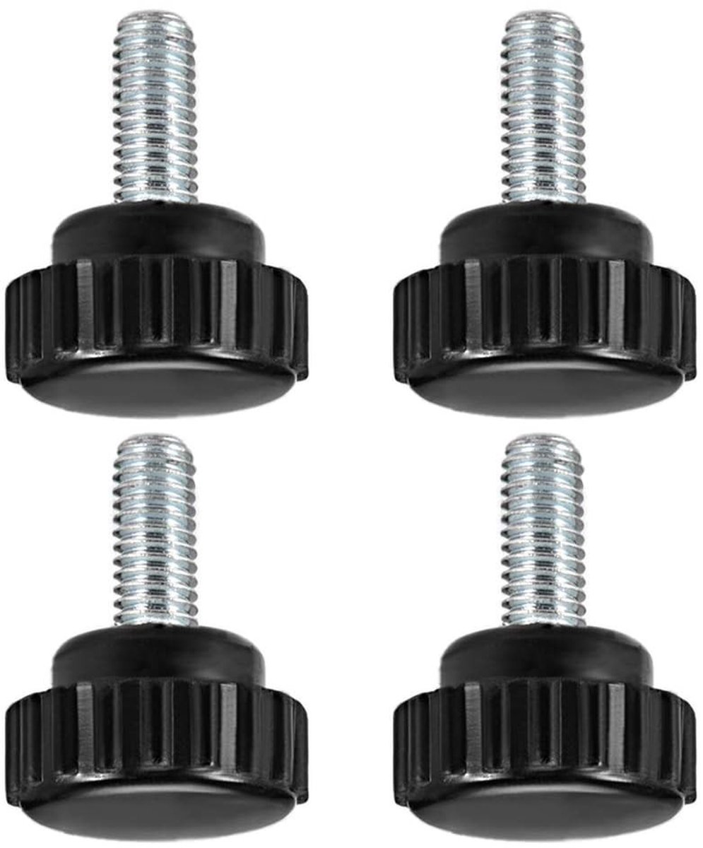 Omgoods - Set van 4 Knurled Clamping Knobs M6 x 10mm voor Machines