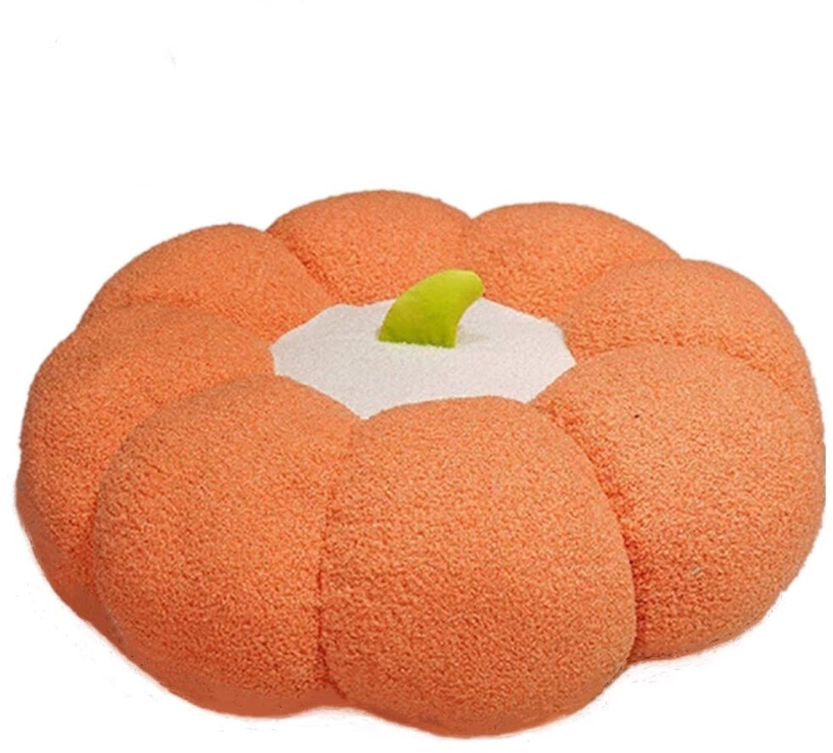 Omgoods - Bloemvormig Vloerkussen 45cm Oranje