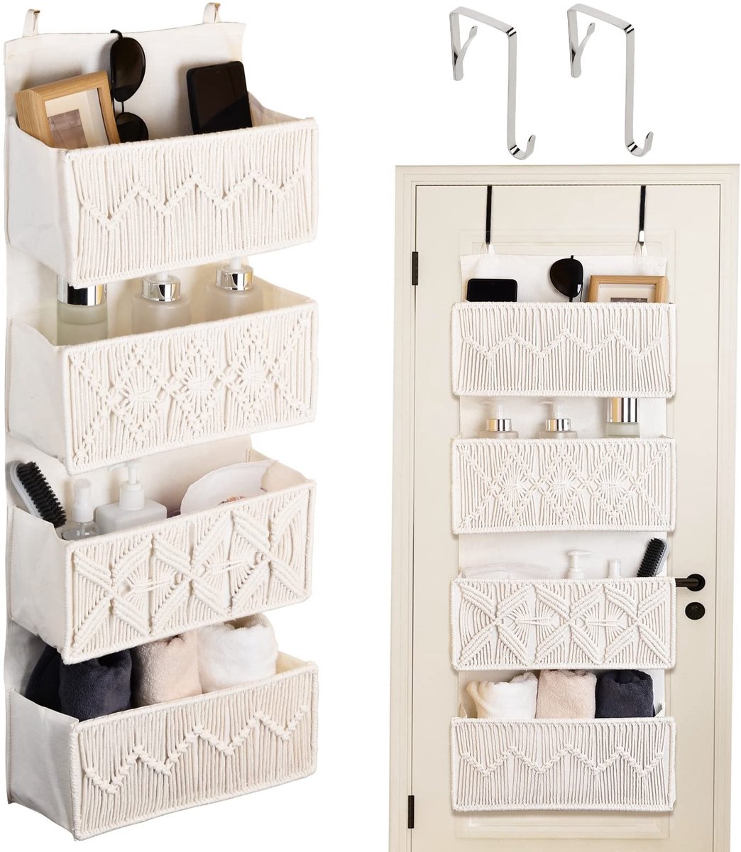 Omgoods - Hangende Organizer met 4 Compartimenten voor Diverse Ruimtes