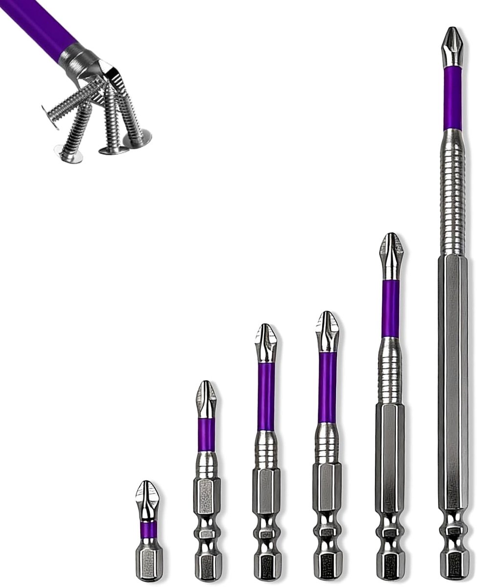 Set van 6 schokbestendige antislip eindkappen voor hoog koppel, ideaal voor professionals en doe-het-zelvers, met - ShopVlot