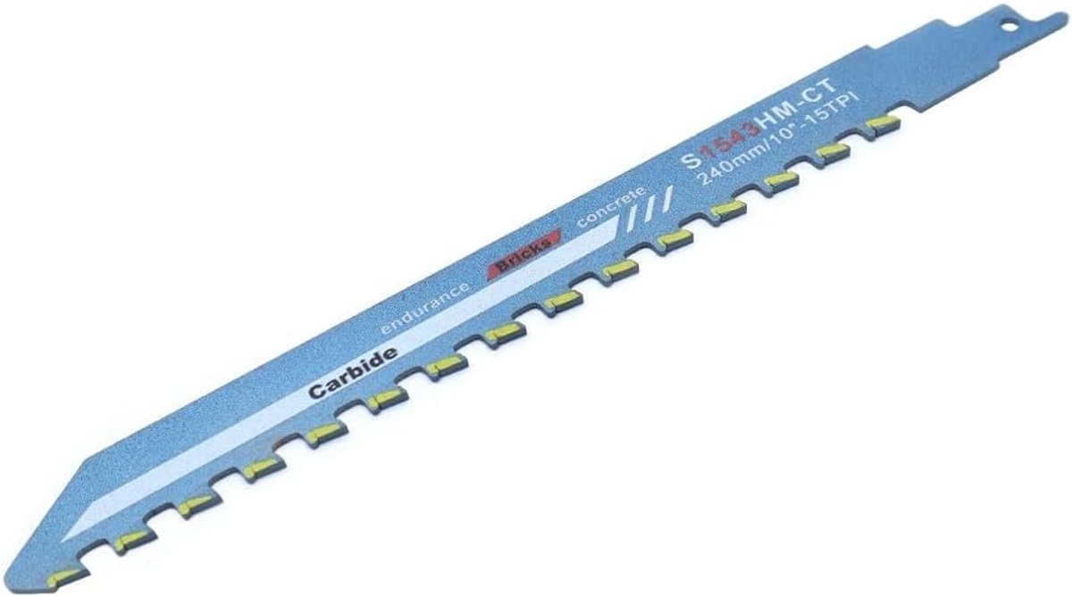 SnelShoppen - 240mm Carbide Decoupeerzaagbladen Accessoires voor Hout, Steen en Beton - Universele Handgreep, Hoogwaardige Hardheid, Geschikt voor Mee