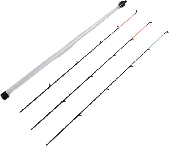 Vervangende Hengeltips - Quiver Uiteinden Feeder - Vissen Detecteren - Gevoelige Koolstofvezel - 55 cm - Zwart — afbeelding 3