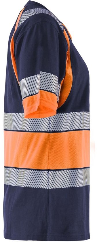 Blaklader 3410-1030 hirt High Vis - Marineblauw/Oranje - XXL