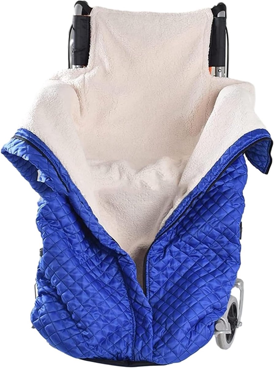Wheelchair Leg Blanket Warm Windproof Winter Footmuff for Wheelchair Bag for Adults, Universal Blanket Made of - ShopVlot
