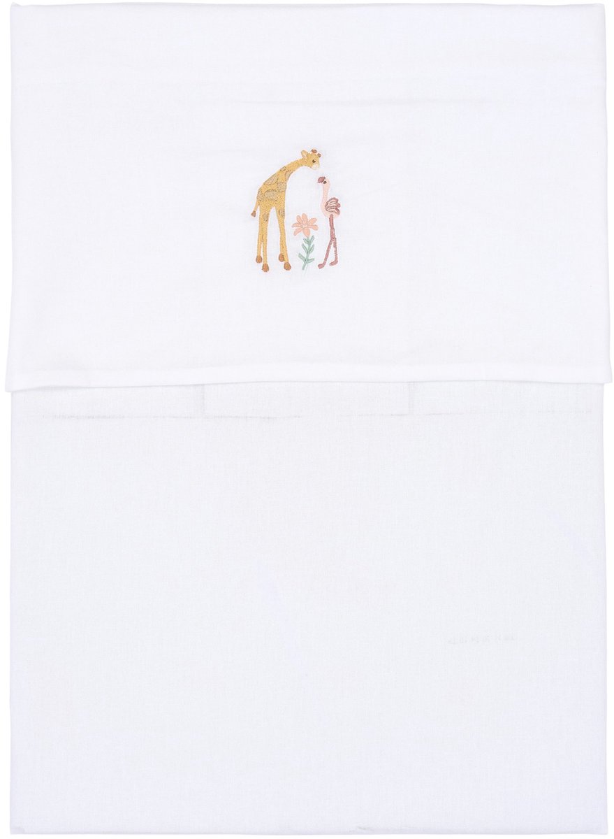 Little Dutch ledikantlaken Flamingo Ivory White unisex