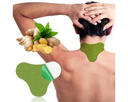 iShanCare nekpijnpleisters, set van 24 thermische pleisters 8 uur lang diepe verlichting voor nek, rug, knieën, schouders