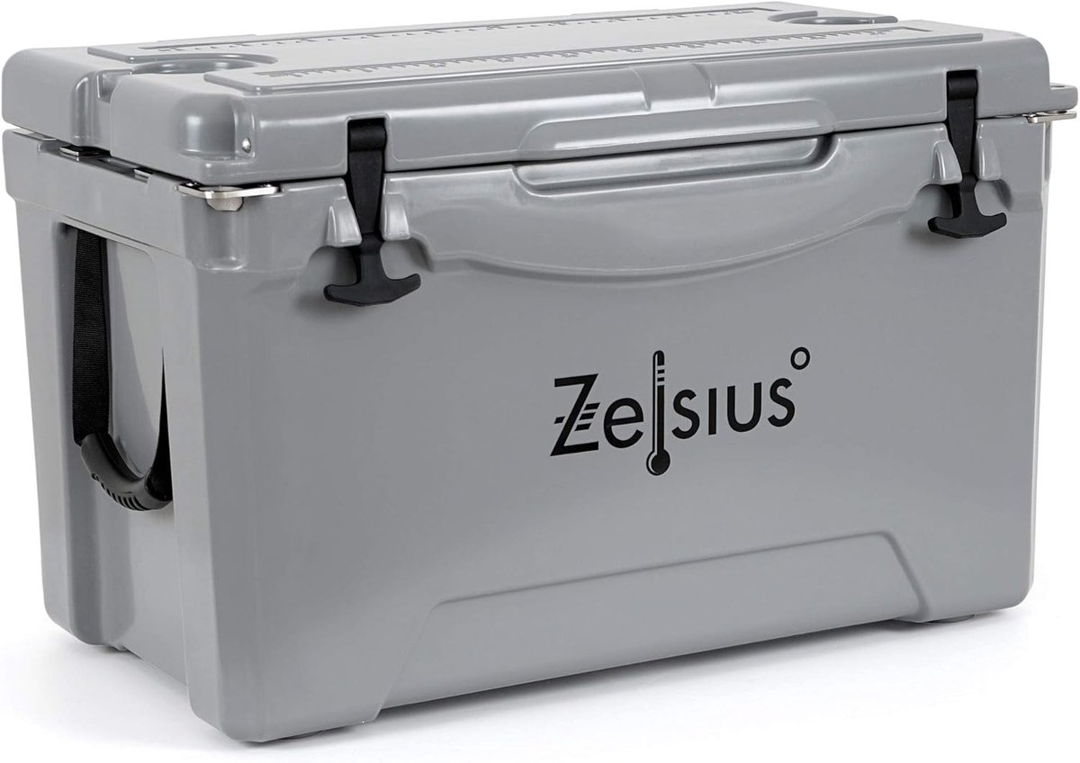 SnelShoppen - Zelsius Cool Box 50 Liter - Draagbare Koelbox voor Auto, Camping, Vakantie, Vissen, Vrije Tijd - Thermische Box voor Warm en Koud