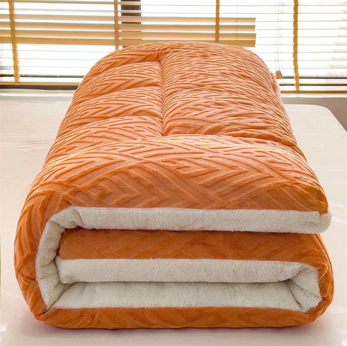 Opvouwbare Matras - Gastmatras Vloer - Ruimte Besparen - Antislip Onderkant - 90 x 200 cm - Niet gespecificeerd
