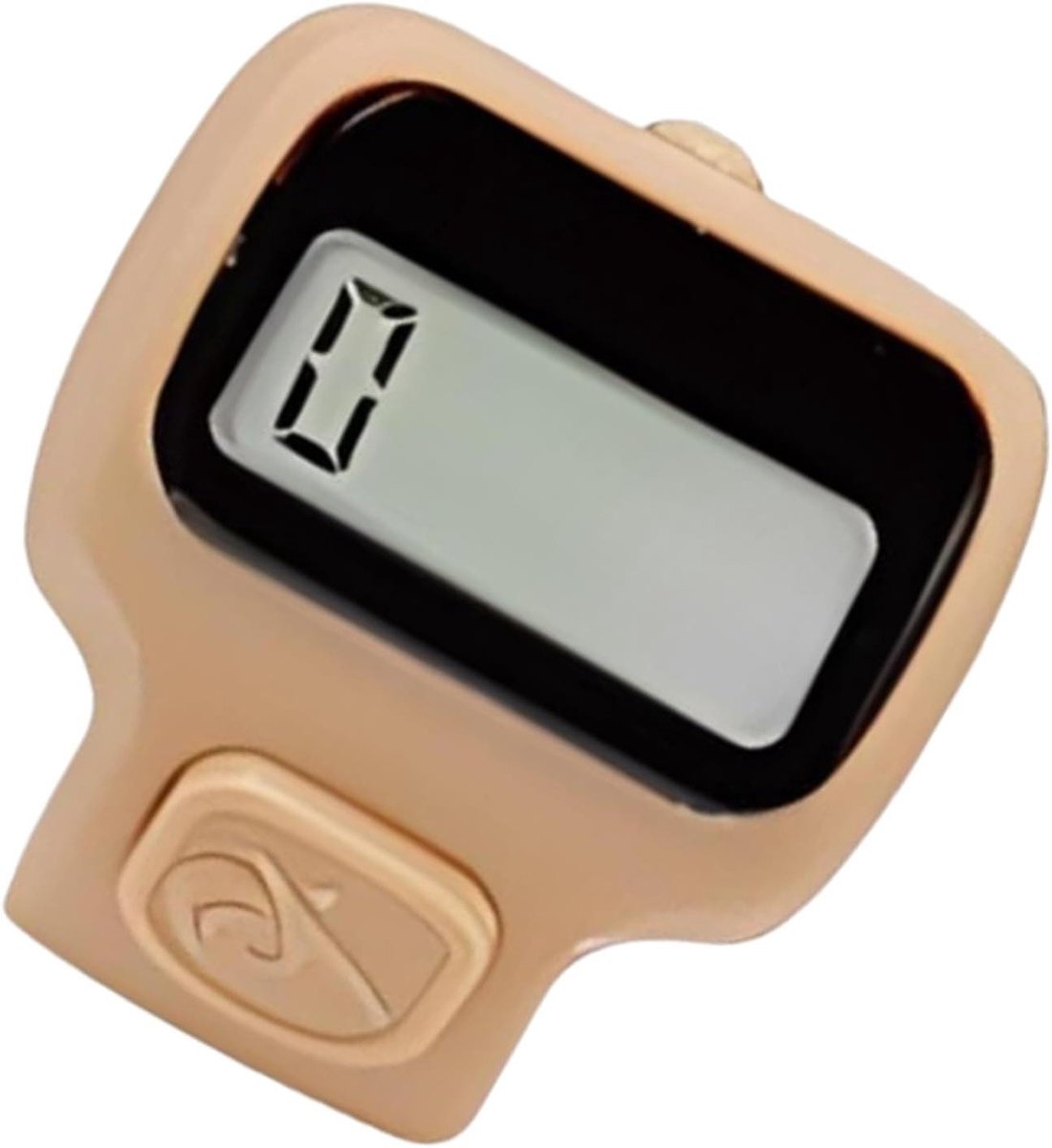 Digitale Vingerteller - Handteller Clicker - Activiteiten Tellen - Draagbaar ABS Materiaal - 9 x 5 x 3 cm - Bruin