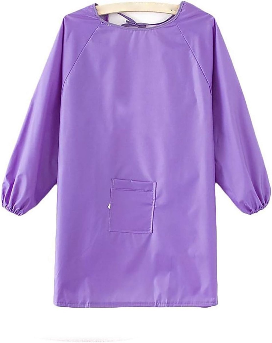 SnelShoppen - Kinderschorten voor Schilderen en Knutselen, Waterproof Kunststof Schorten met Lange Mouwen voor Peuters, Geschikt voor Schilderen, Eten