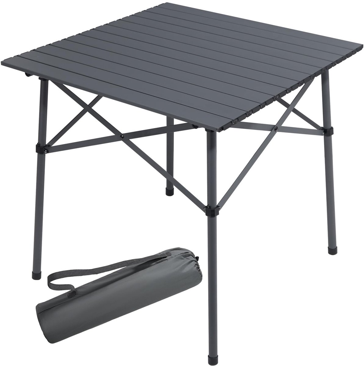Omgoods - Portal Opvouwbare Campingtafel - Robuuste Aluminium Tafel voor Buiten
