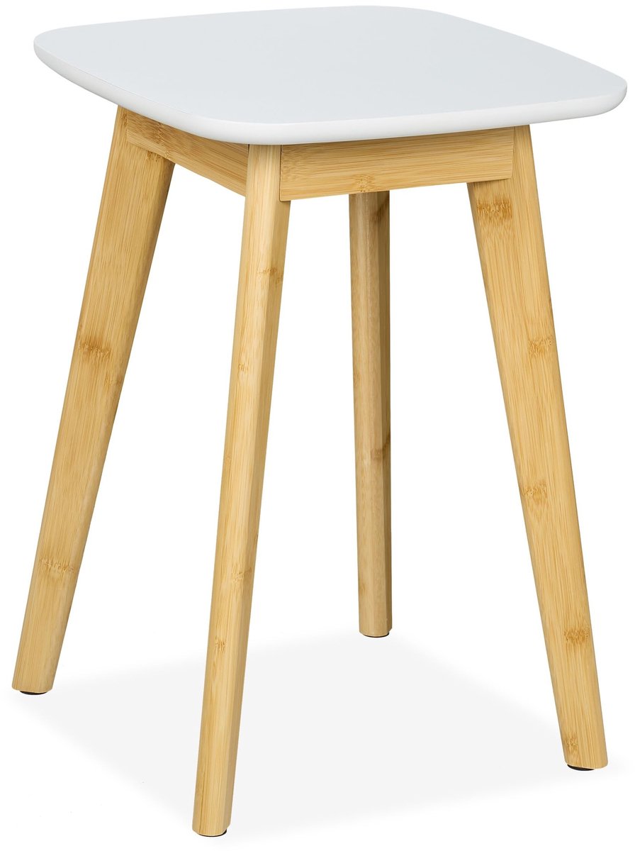 Omgoods - Bamboe Krukje voor Badkamer en Keuken, 46 cm Hoog