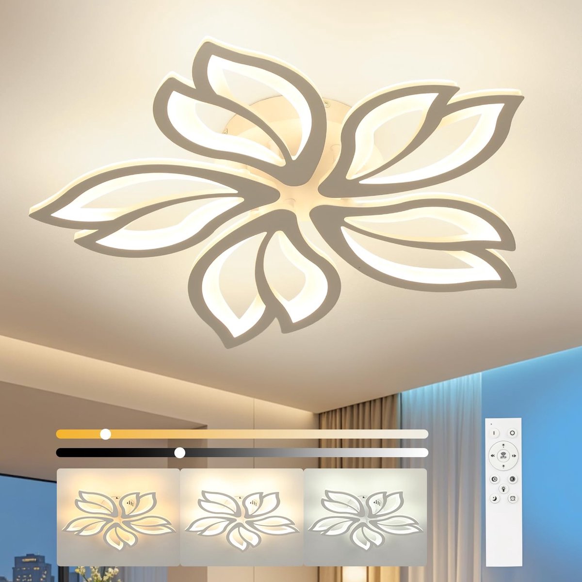 Omgoods - Dimbare LED Plafondlamp 60 cm voor Woonkamer en Keuken