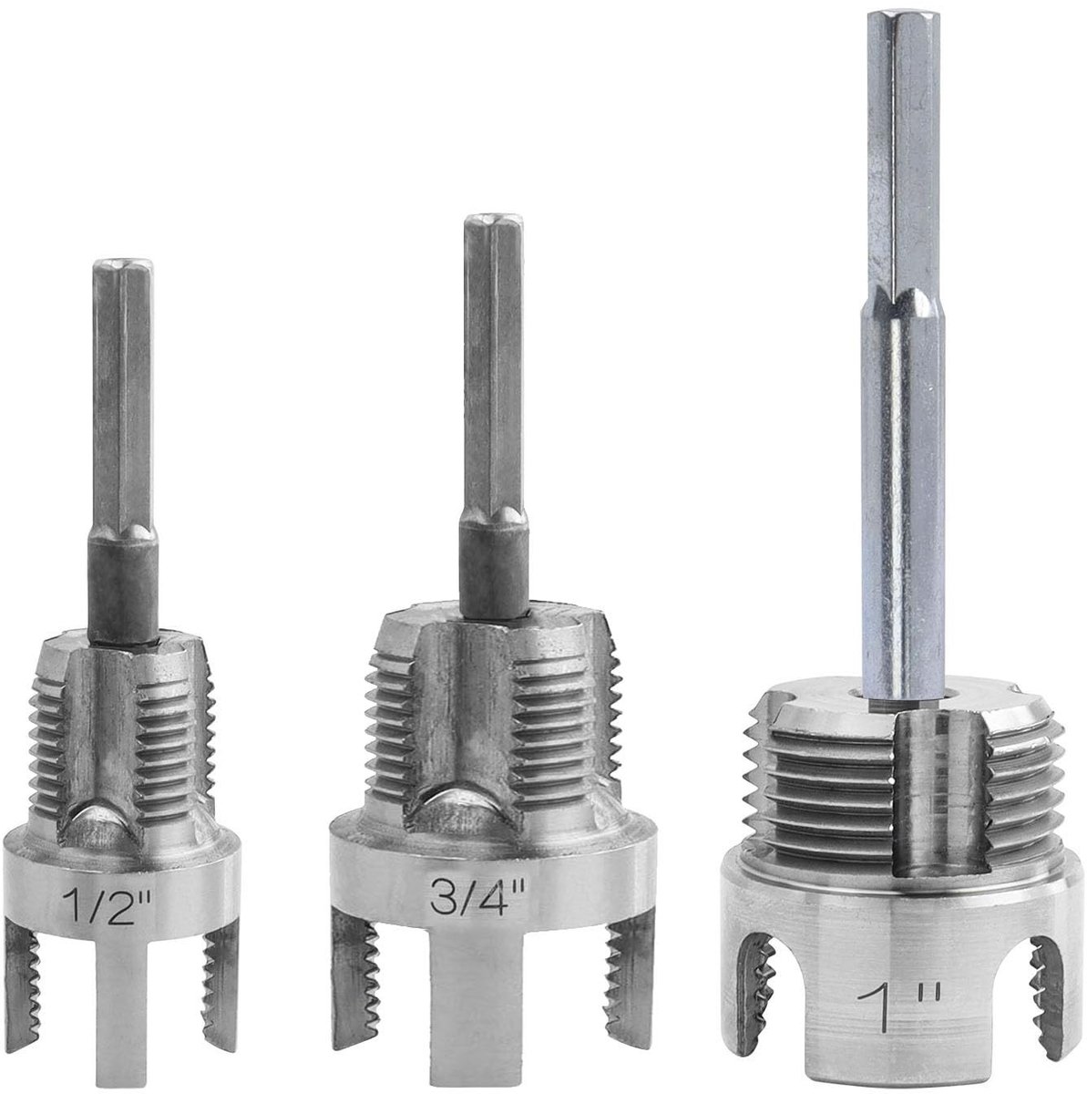 Omgoods - 3 Stks Pijp Draad Snijgereedschap - Interne & Externe Pijp Threading Tool