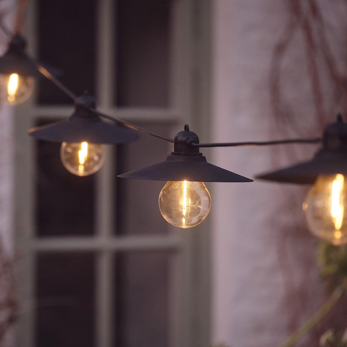 Omgoods - Solar Sfeerverlichting met 15 LED Lampen voor Buiten