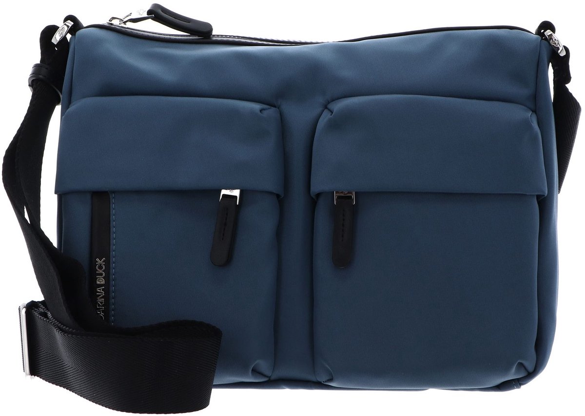 MANDARINA DUCK schoudertas Hunter Crossover Cosmic blauw