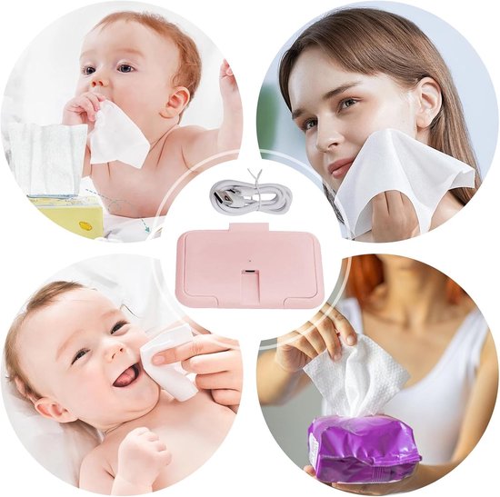 Vochtige Doekjes Verwarmer - Baby Doekjes Warmer - Comfortabele Babyverzorging - Draagbaar Bovenste Verwarmingsontwerp — afbeelding 5