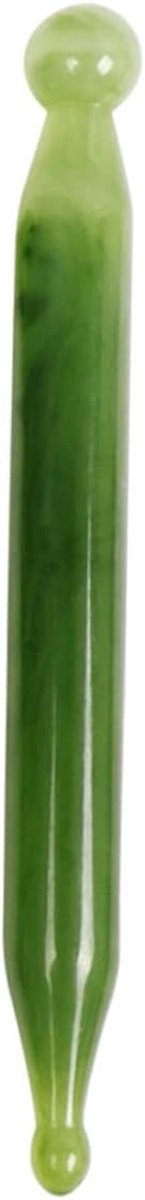 Guasha Set - Schraapgereedschap Hars - Gezichtsverzorging Ontspanning - Natuurlijke Hars Materiaal - 10 x 5 x 0.3 cm - Groen