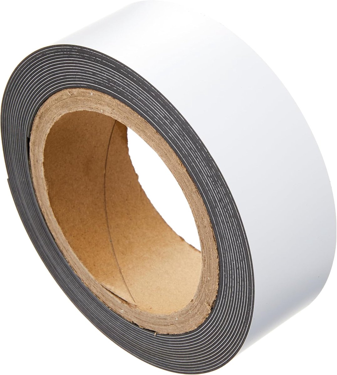 170902 magnetische markeringstape, 5m x 40mm, kan op elke gewenste maat worden gesneden, wit, met een lengte van 5m x 40mm.