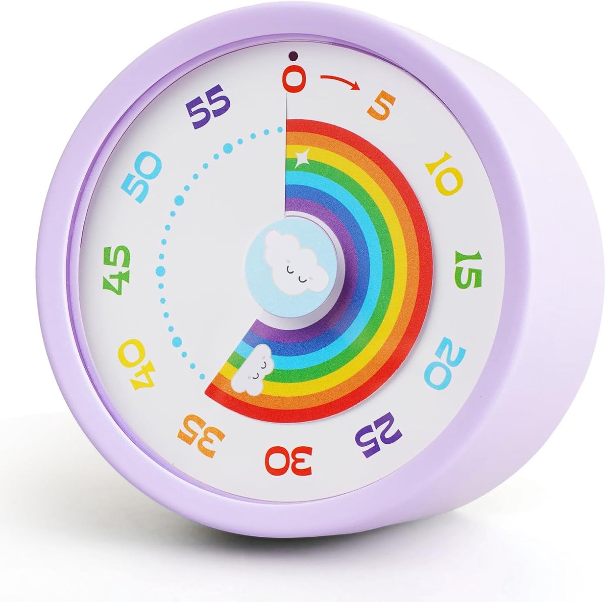 timer voor kinderen, 60 minuten stopwatch met stille werking, voor leren, spelen en efficiënt tijdbeheer