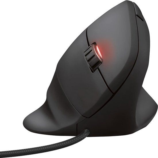 Rexx Verticale Bedrade Gaming Muis, 10K DPI Optische Sensor, Zwart — afbeelding 5