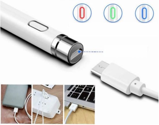 pen voor Lenovo Tab 2 3 4 8 10 Plus Pro M10 P10 P11 P8 E7 E8 E10 Yoga Book 10,1 inch tablet elektromagnetisch touchscreen capacitieve stylus pen actieve pen 4096 druk (zwart) — afbeelding 3