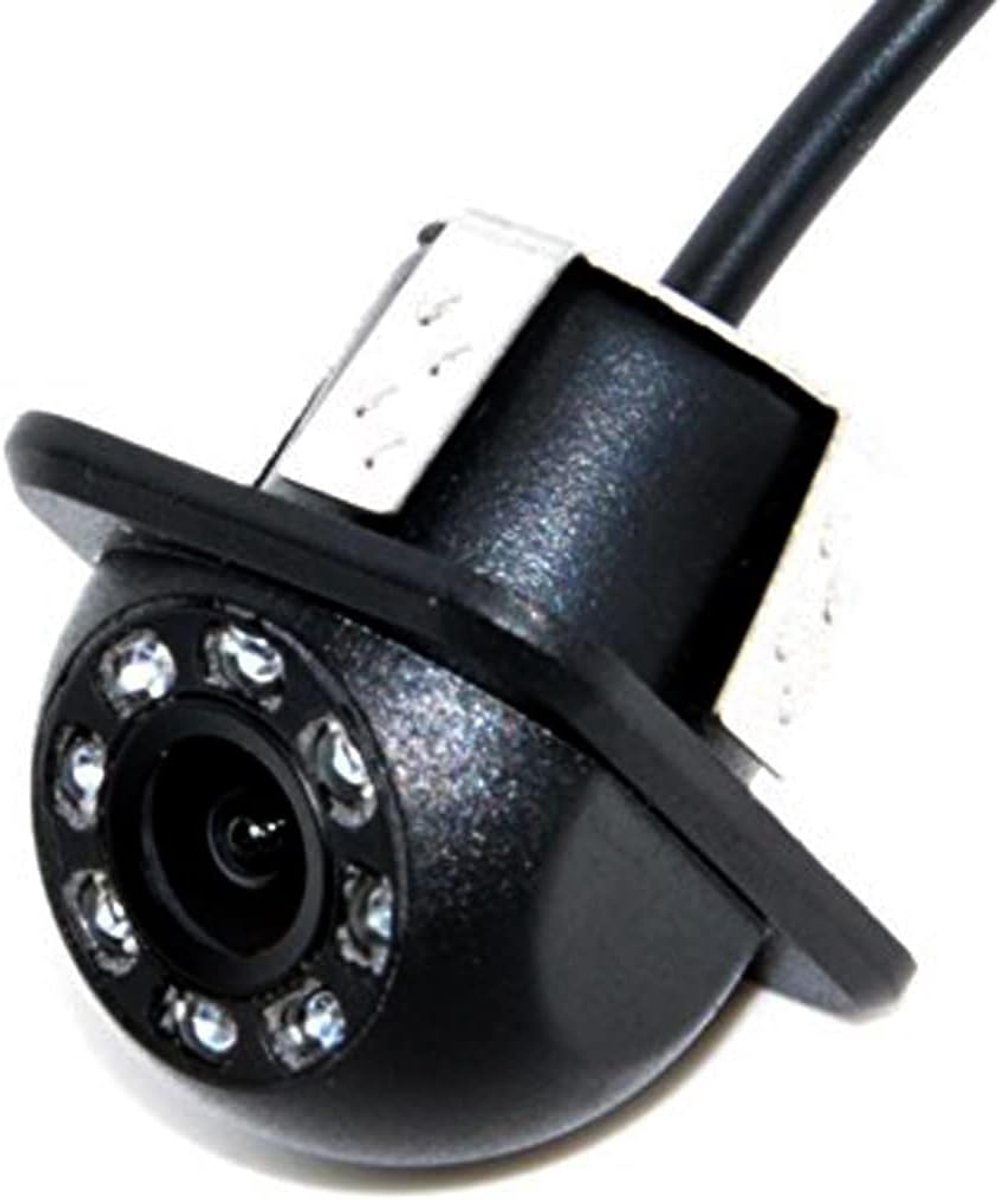 SnelShoppen - CCD Achteruitrijcamera met Nachtzicht - Wide Angle autocamera - Waterdichte parkeercamera - 8 LED's - DC 12V - Ondersteuning voor parkee
