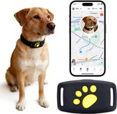GPS Tracker voor Huisdieren - Draadloze GPS huisdiertracker - Locatievolgsysteem - Anti-verlies Functie - Waterbestendige - voor Katten en Honden - Zwart