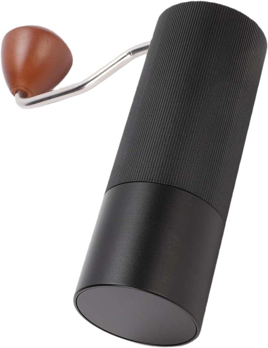 Handmatige Koffiemolen Koffiebonenmolen Verse Koffie 55 Instellingen 25g Capaciteit Zilver