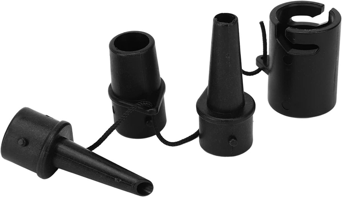 Opblaasbare Bootpomp Adapter - Ventiel Mondstukken - Snelle Lucht Pomp - 3 Maten Inbegrepen - 3 Stuks - Niet Gespecificeerd