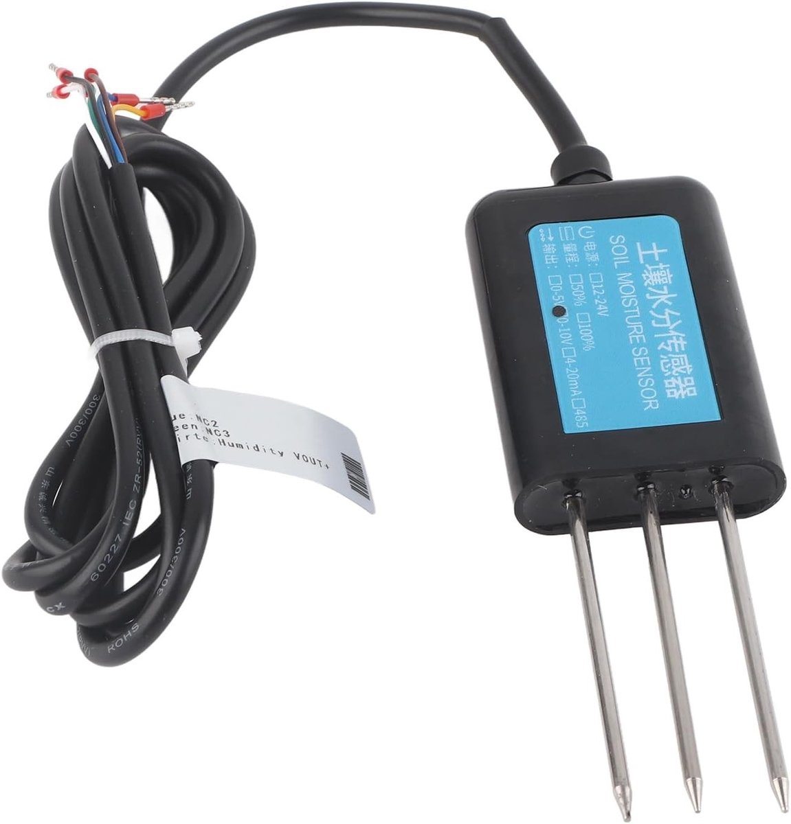 Hoge Precisie Vochtigheidsmeter voor Kassen - IP68 Waterdicht, 0-10V Uitgang, Tuinbouw Accessoire