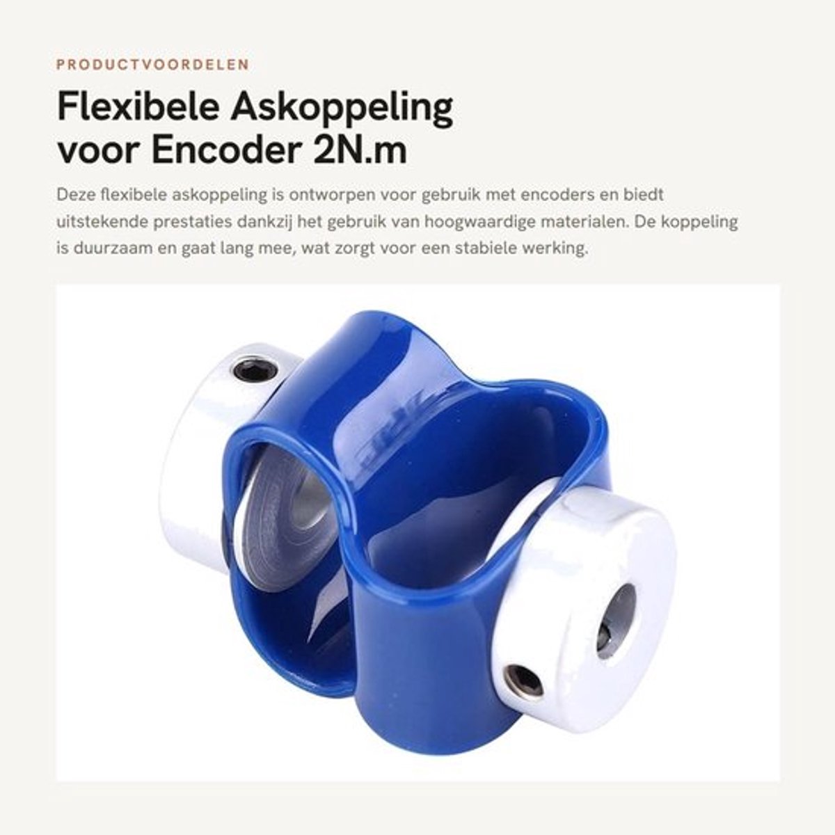 Flexibele Askoppeling voor Encoder 2N.m CB-serie