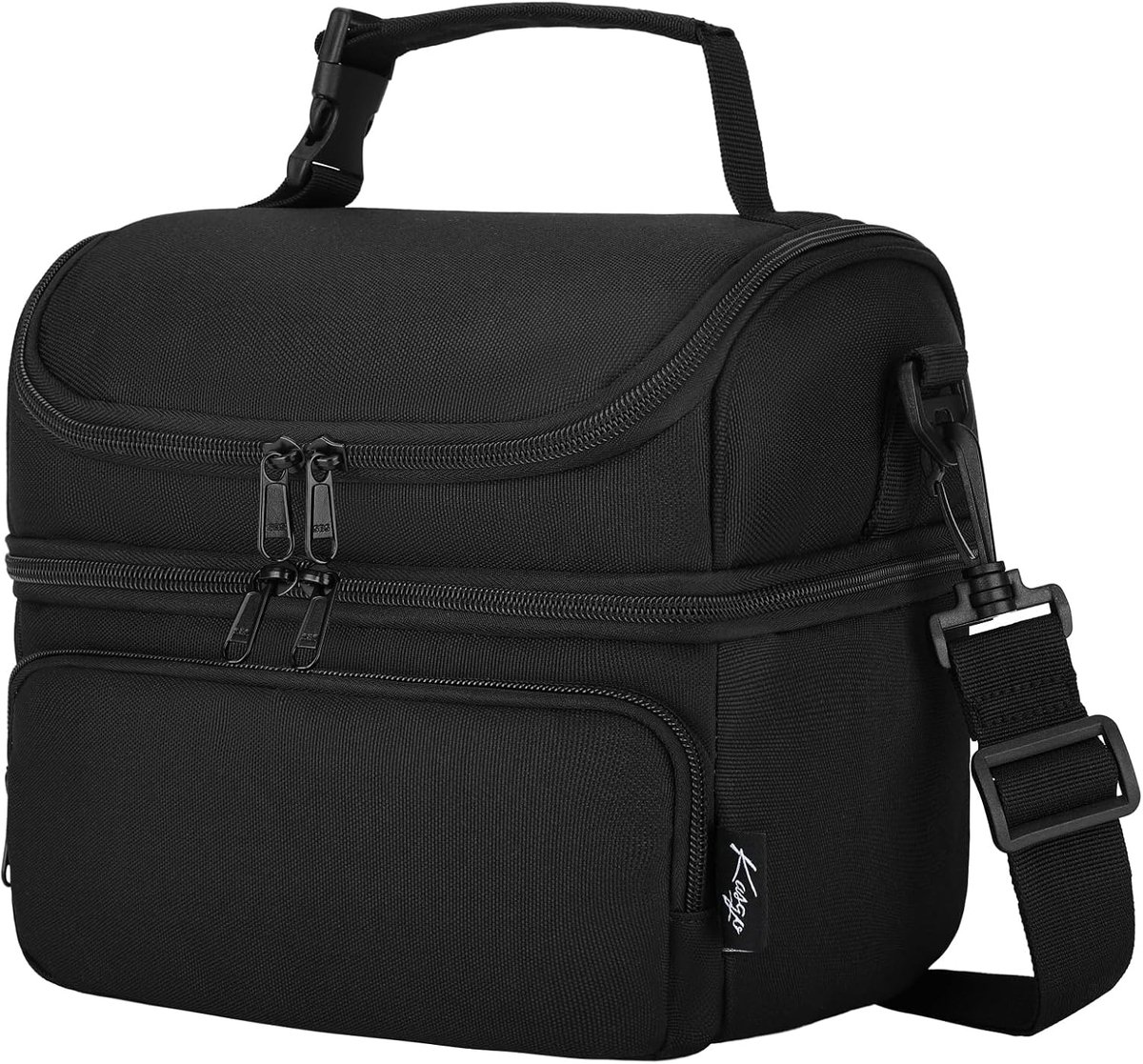 SnelShoppen - Lunch Bag voor Kinderen, Schattige Geïsoleerde Lunchbox met Dubbele Compartment, Thermo Koeltas voor Peuters en Kleuters met Afneembare