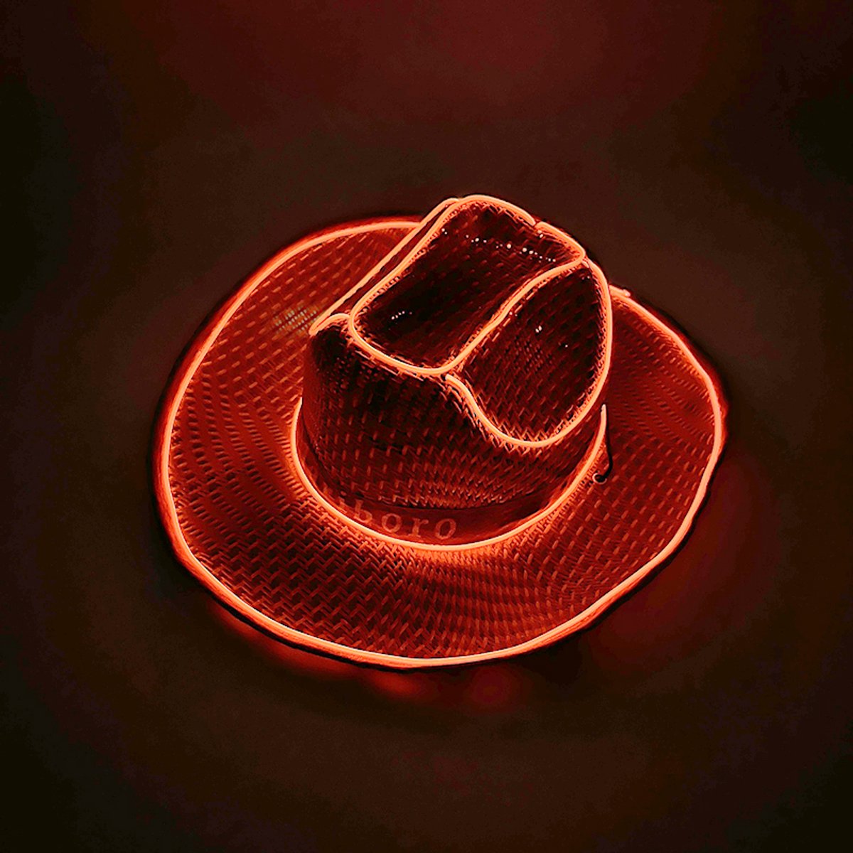 Doppler LED Cowboyhoed – Lichtgevende Western Hoed – Festival, Carnaval & Party – Rood
