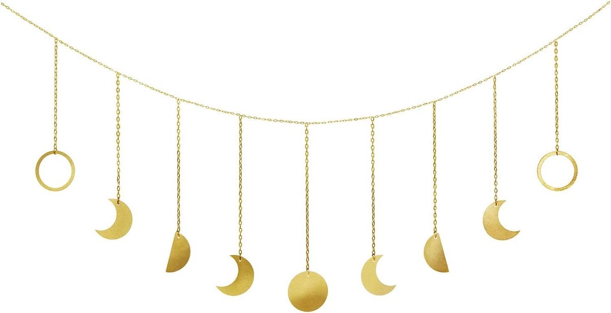 Omgoods - Maanfase Slingers voor Decoratie van de Woonkamer